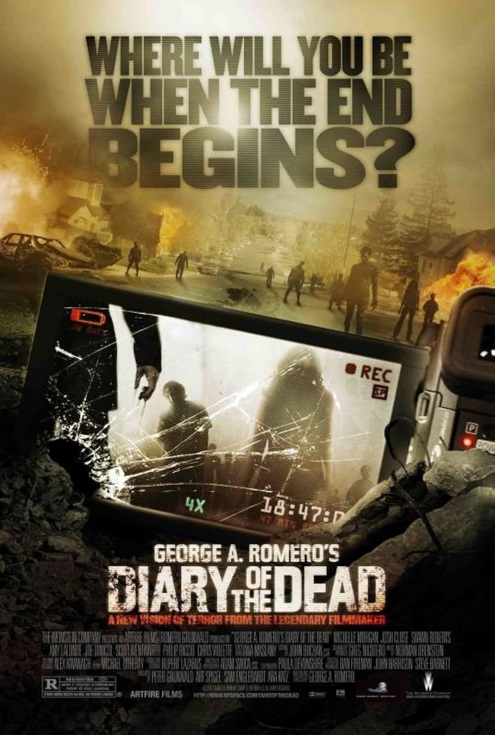 Дневники мертвецов (Diary of the Dead, 2007)